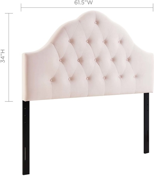 double bed headboard cover Modway Furniture Headboards Pink