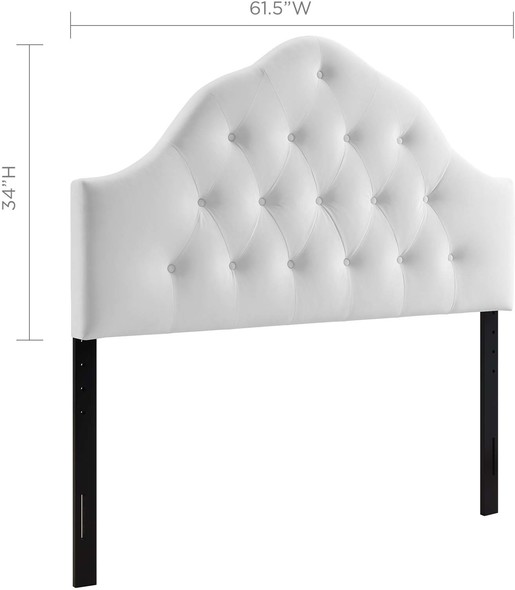 cheap upholstered headboard Modway Furniture Headboards White