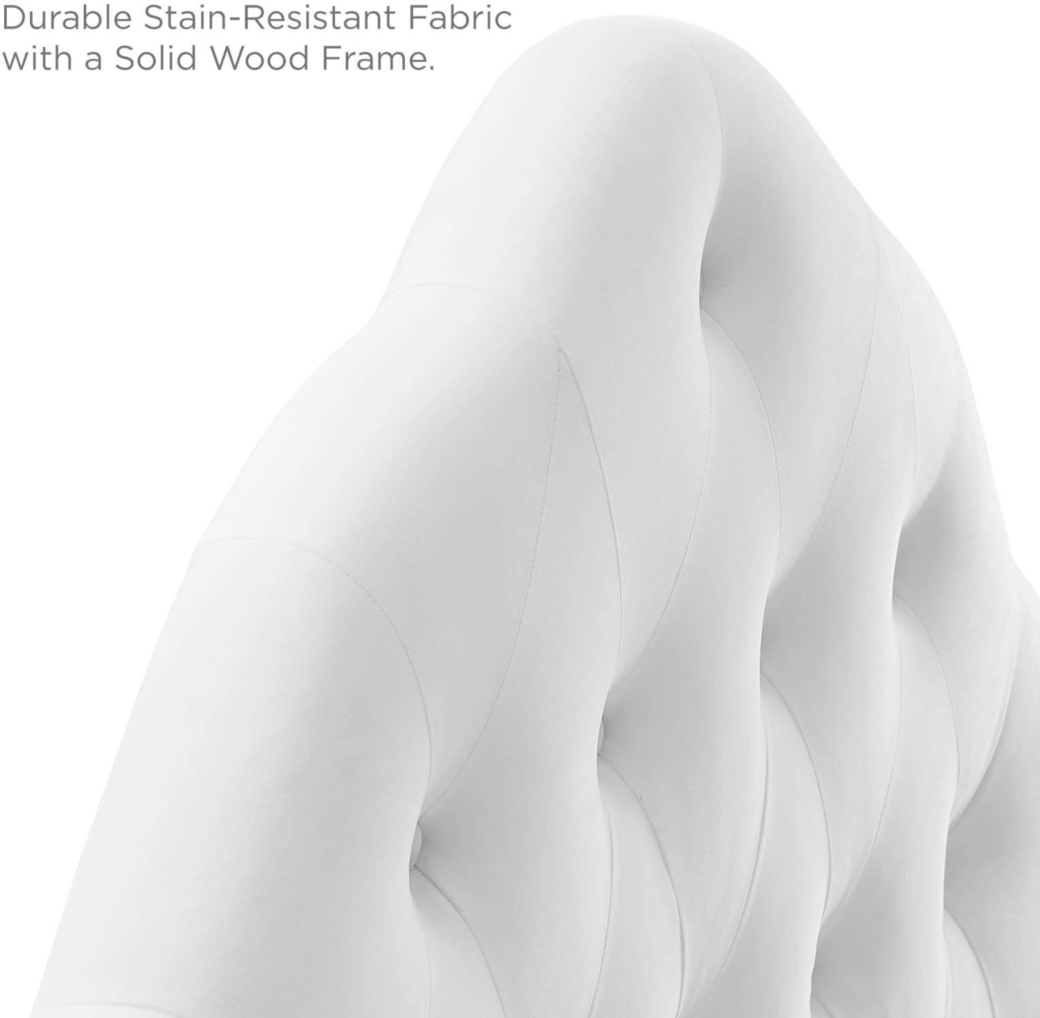 cushion headboard full Modway Furniture Headboards White