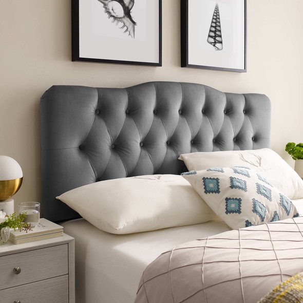 attaching headboard to bed Modway Furniture Headboards Gray