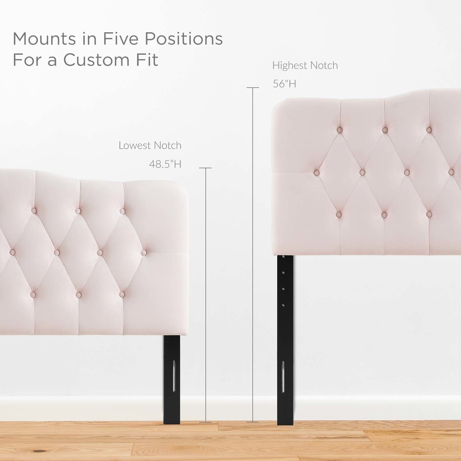 mattress headboard and frame Modway Furniture Headboards Pink