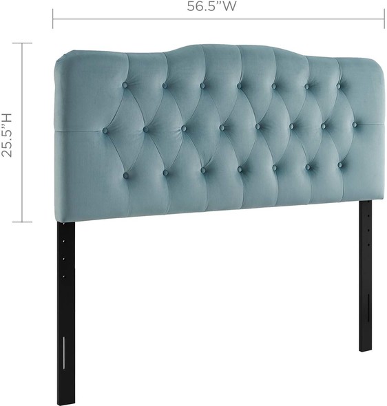 best queen bed frame with headboard Modway Furniture Headboards Light Blue