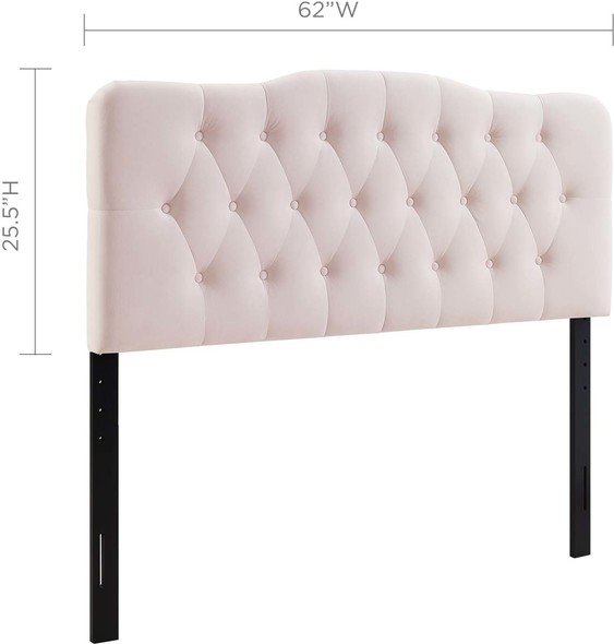 air mattress with headboard king Modway Furniture Headboards Pink