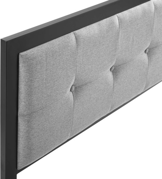 bed heads with storage Modway Furniture Headboards Black Light Gray