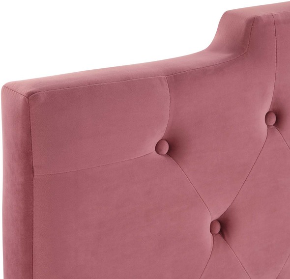 king size headboard cushion Modway Furniture Headboards Dusty Rose