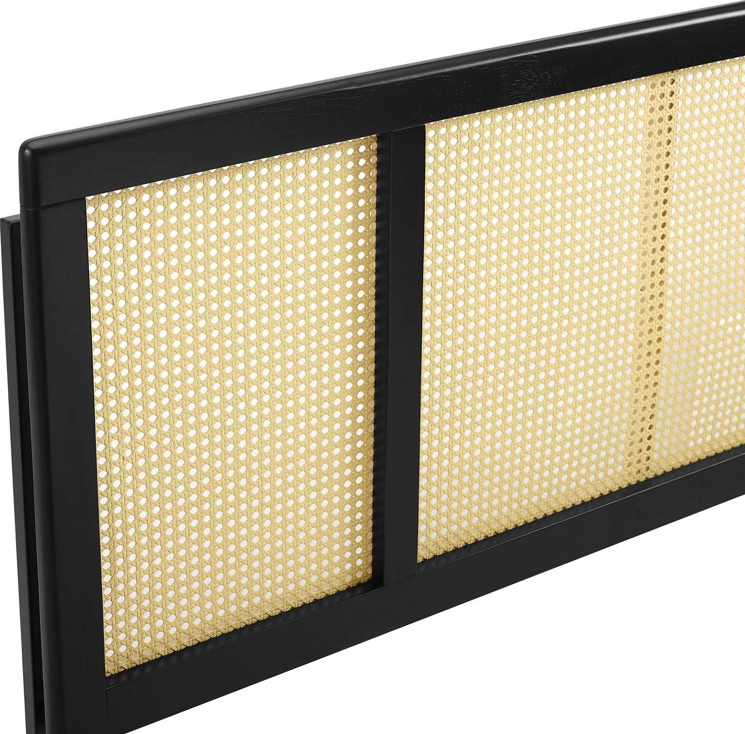 mattress headboard and frame Modway Furniture Headboards Black