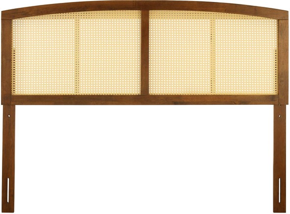 bed frame attachment Modway Furniture Headboards Walnut