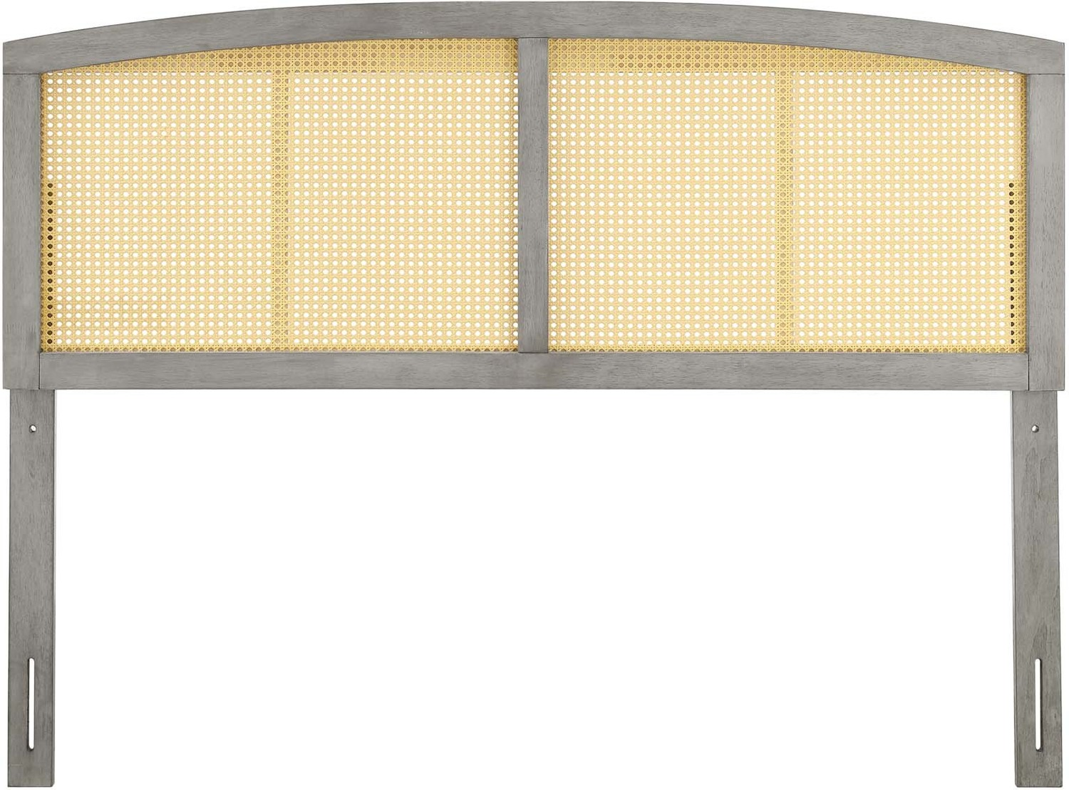 tufted white headboard Modway Furniture Headboards Gray