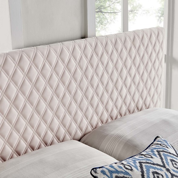 bed frame with hooks for headboard Modway Furniture Headboards Pink