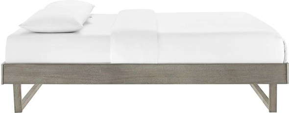 headboard for platform bed king Modway Furniture Beds Gray