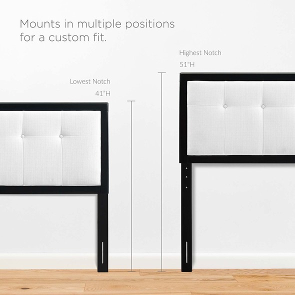 table headboard Modway Furniture Headboards Black White
