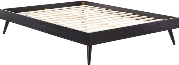 velvet king size bed frame Modway Furniture Beds Black