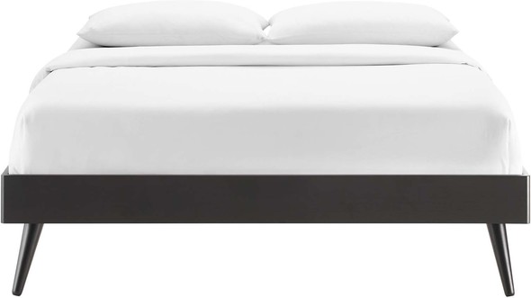 velvet king size bed frame Modway Furniture Beds Black