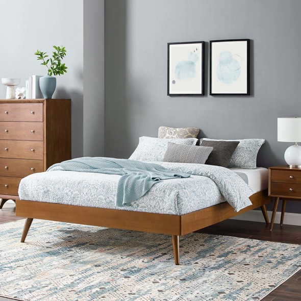 twin bed with storage with drawer Modway Furniture Beds Walnut