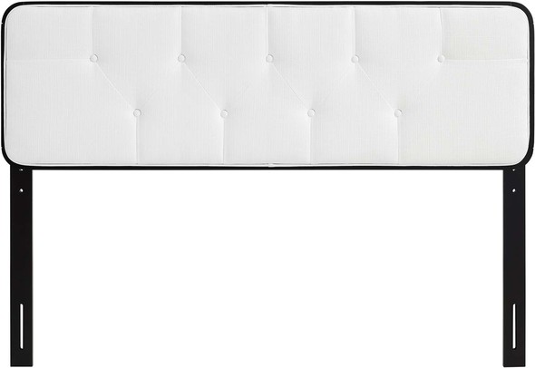 upholstered headboard Modway Furniture Headboards Black White