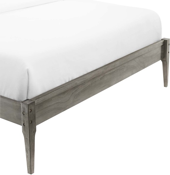 green bed Modway Furniture Beds Gray