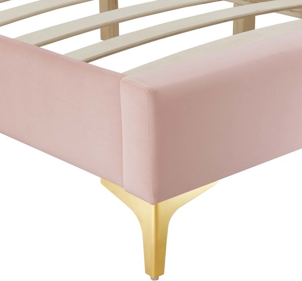 unique bed frames queen Modway Furniture Beds Pink
