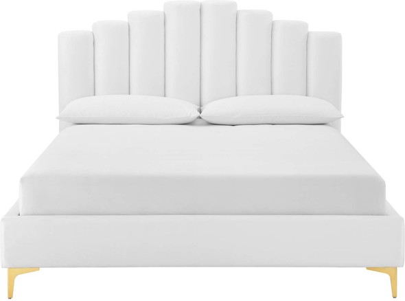 boxspring for full size bed Modway Furniture Beds White