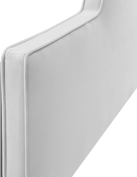 single bed headboard size Modway Furniture Headboards Light Gray