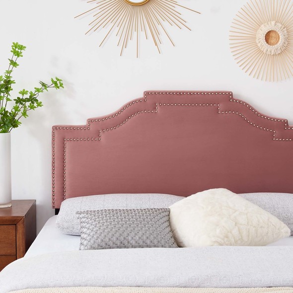 king size bed with bed frame Modway Furniture Headboards Dusty Rose