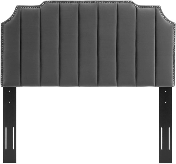 under mattress headboard Modway Furniture Headboards Charcoal