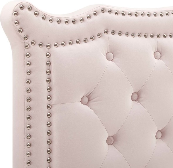 metal headboard and frame Modway Furniture Headboards Pink