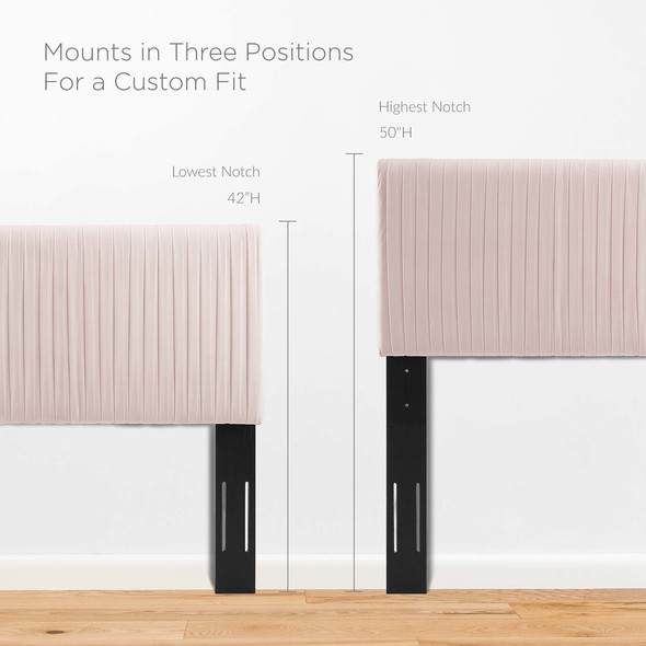 double padded headboard Modway Furniture Headboards Pink
