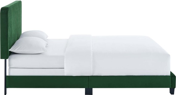 king bed frame platform with headboard Modway Furniture Beds Emerald