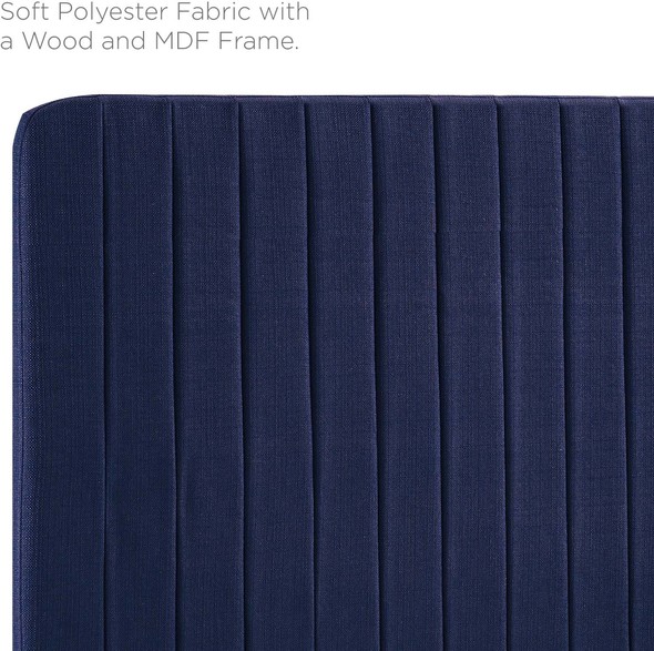 hook on bed frame Modway Furniture Headboards Royal Blue