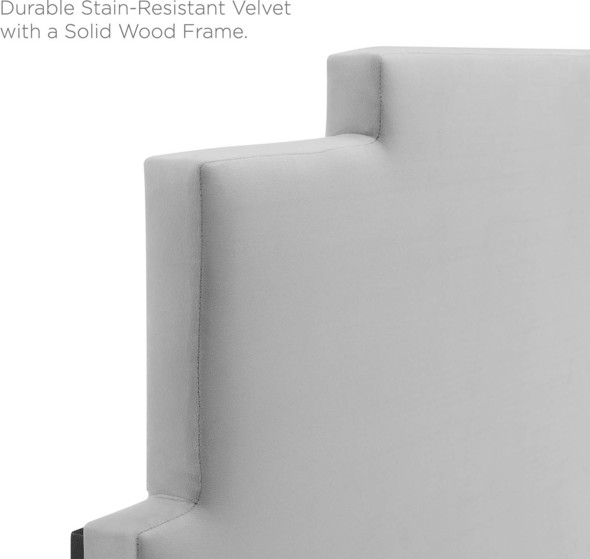 best cheap bed frames with headboard Modway Furniture Headboards Light Gray
