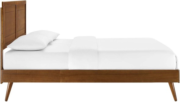 ikea twin floor bed Modway Furniture Beds Walnut