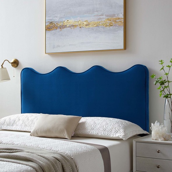 full size bed and headboard Modway Furniture Headboards Navy