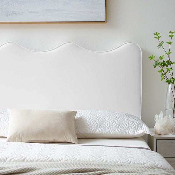king bed tufted headboard Modway Furniture Headboards White