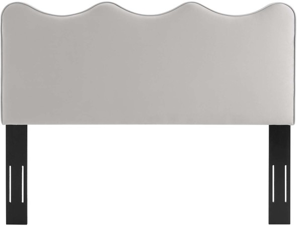 cloth headboard Modway Furniture Headboards Light Gray