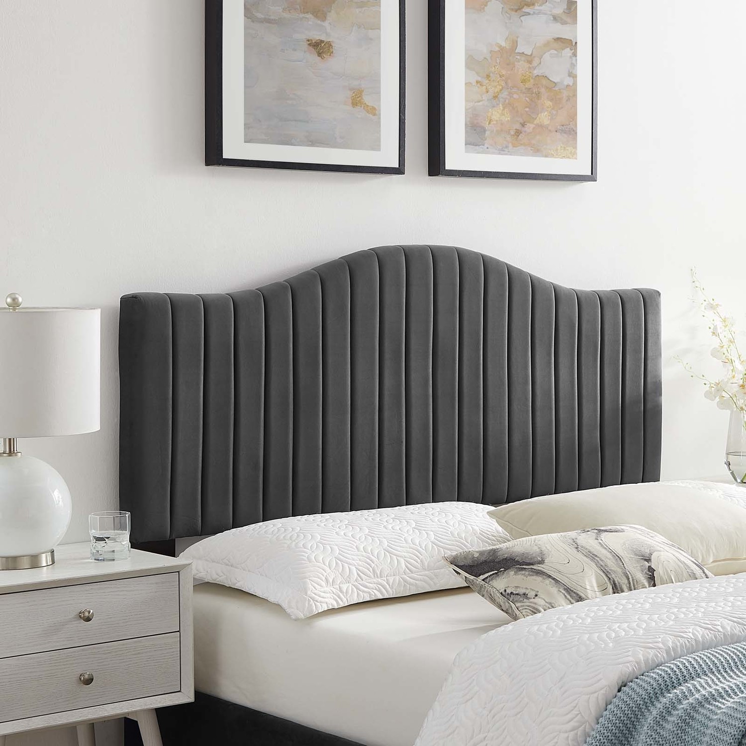 headboards for sale Modway Furniture Headboards Charcoal