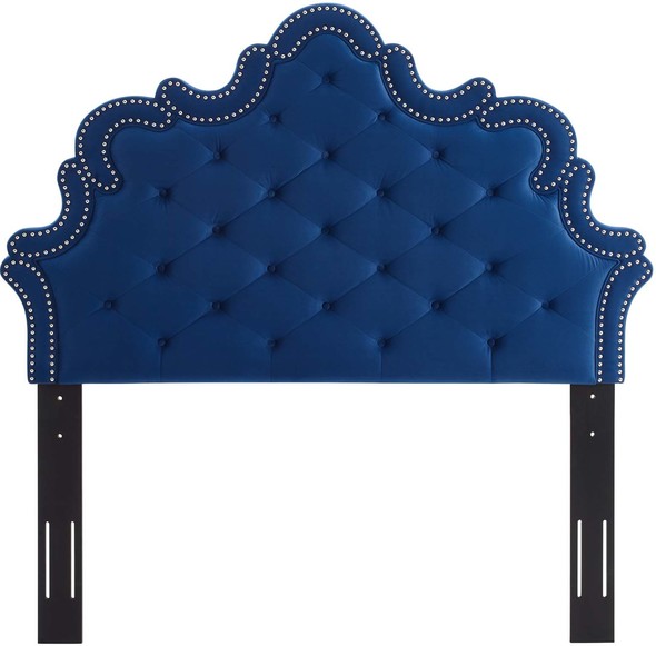 wall attached headboard Modway Furniture Headboards Navy