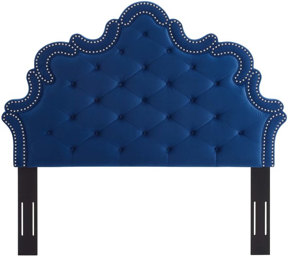 wall attached headboard Modway Furniture Headboards Navy