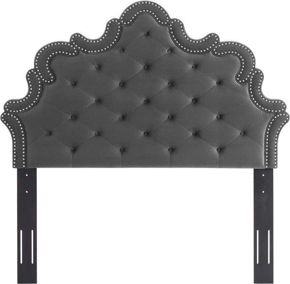designer upholstered headboards Modway Furniture Headboards Charcoal