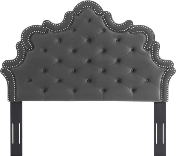 designer upholstered headboards Modway Furniture Headboards Charcoal