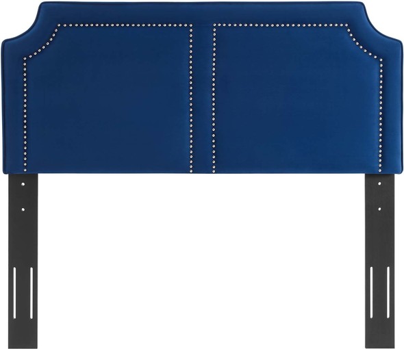 bed with pillow headboard Modway Furniture Headboards Navy