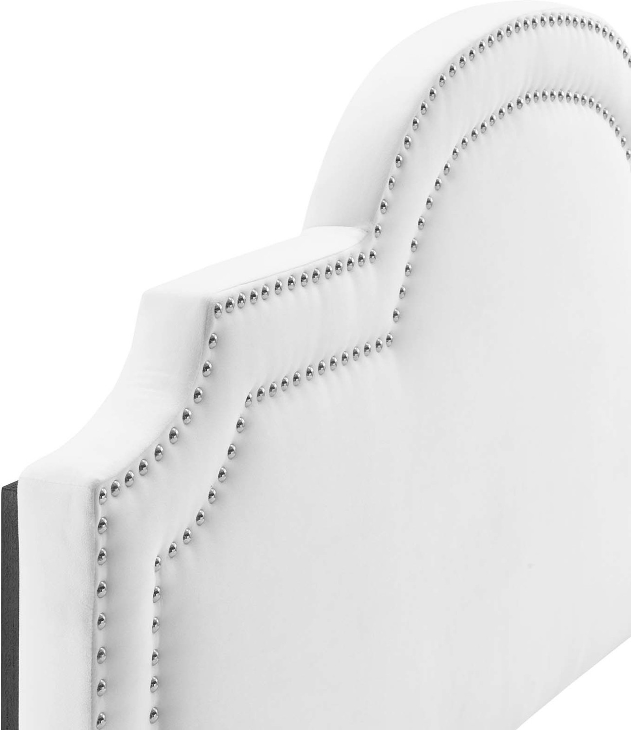 steel headboard Modway Furniture Headboards White