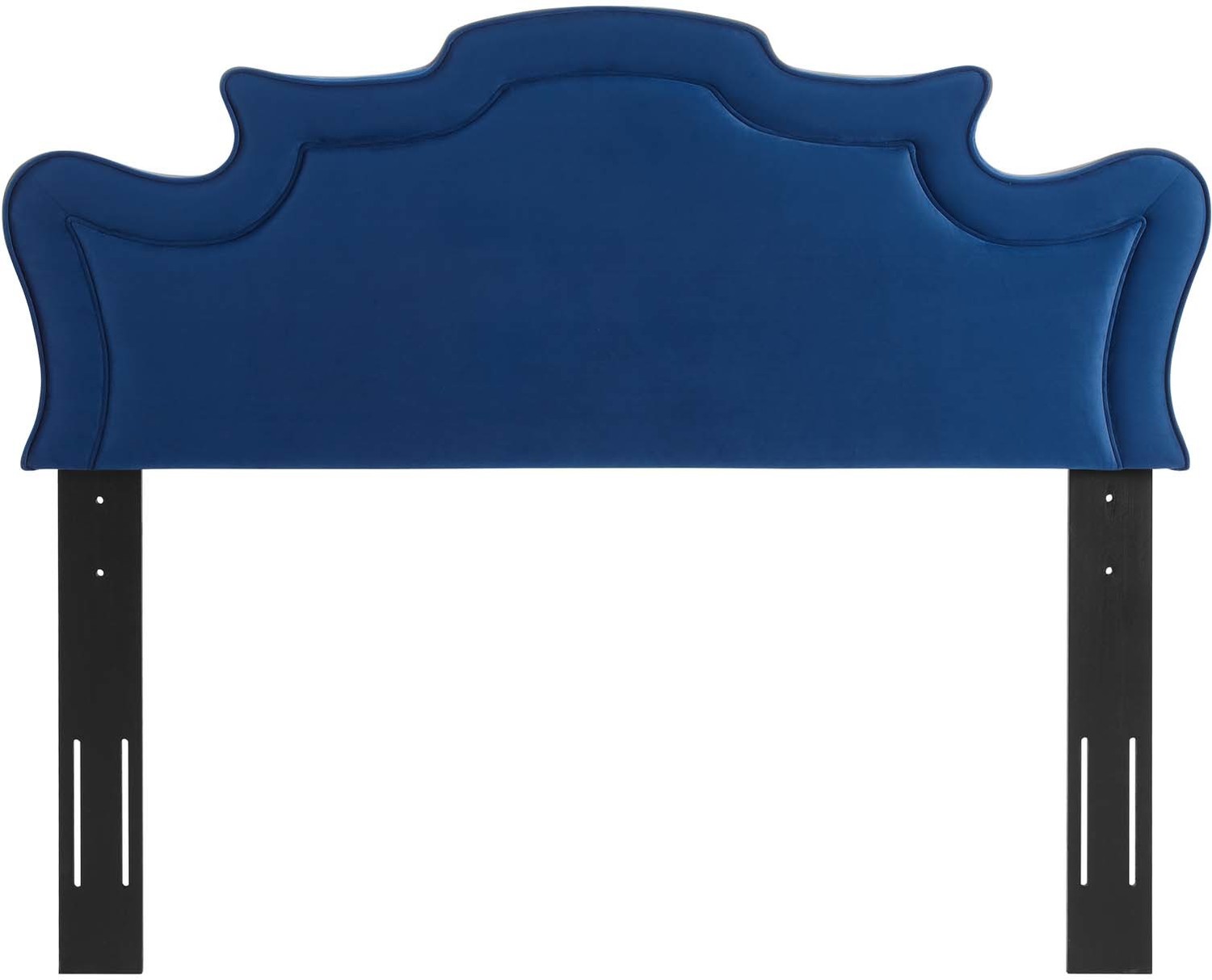 full upholstered headboard Modway Furniture Headboards Navy