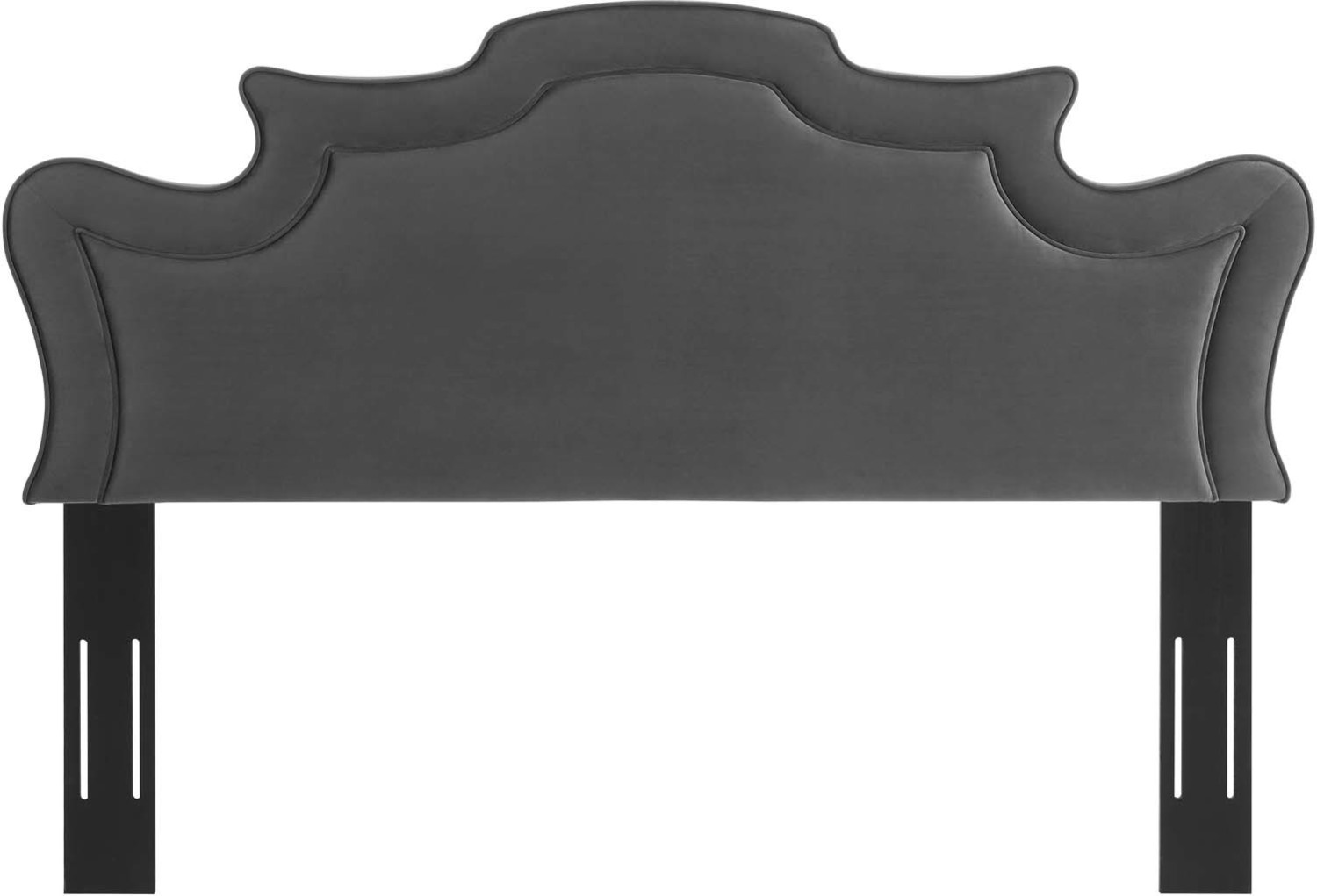 white queen upholstered bed Modway Furniture Headboards Charcoal