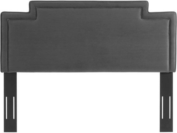 california king padded headboard Modway Furniture Headboards Charcoal
