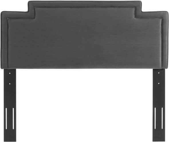 tufted headboard and footboard Modway Furniture Headboards Charcoal