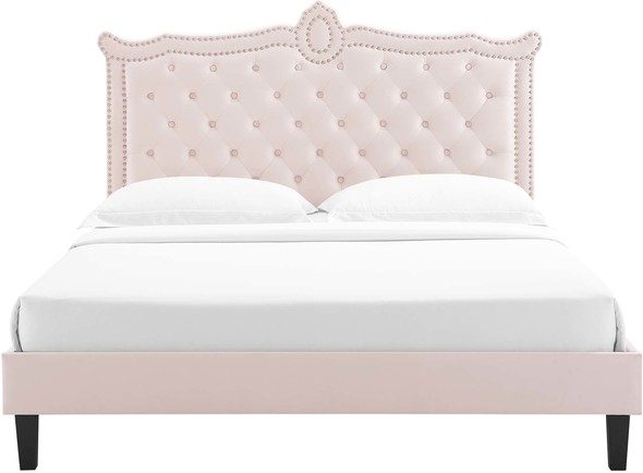 twin platform bed with storage Modway Furniture Beds Pink