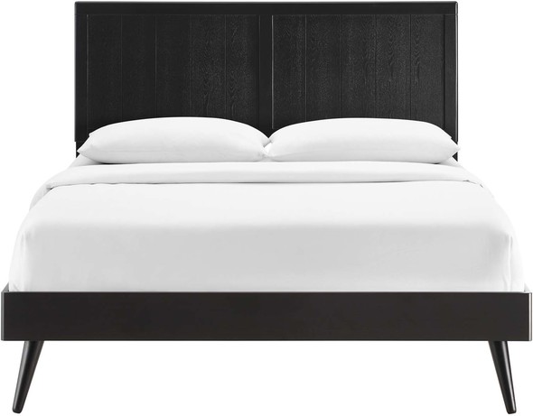 high bed frame queen Modway Furniture Beds Black