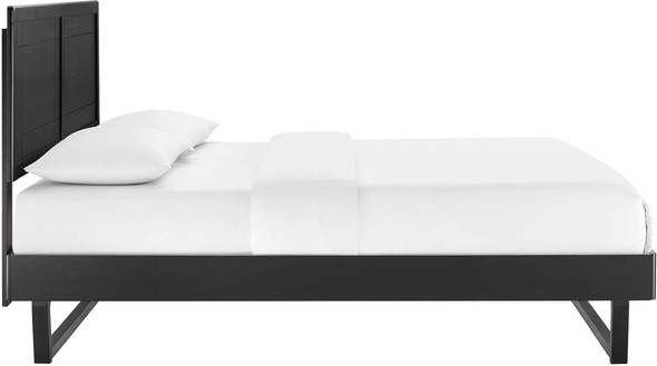white king headboard and frame Modway Furniture Beds Black