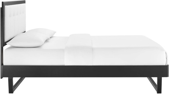 frame bed design Modway Furniture Beds Black White
