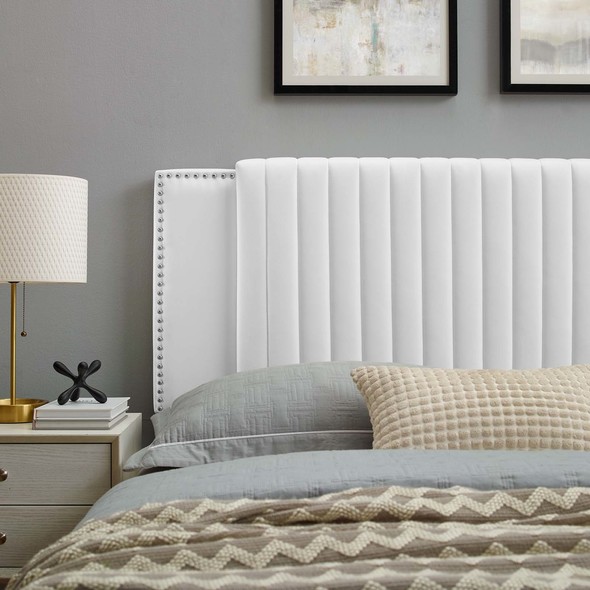headboard with frame queen Modway Furniture Headboards White
